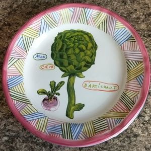 EUC Nathalie Lete Artichoke Plate